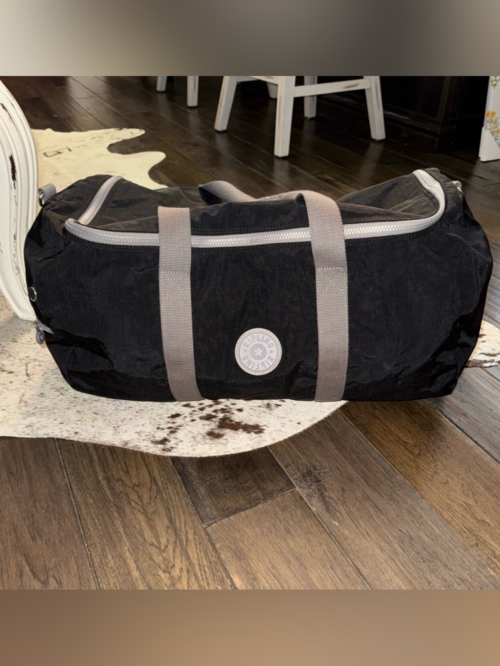Kipling Black Large Duffle Bag